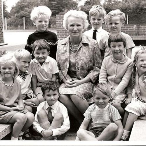 Mrs Baguley's retirement July 1967