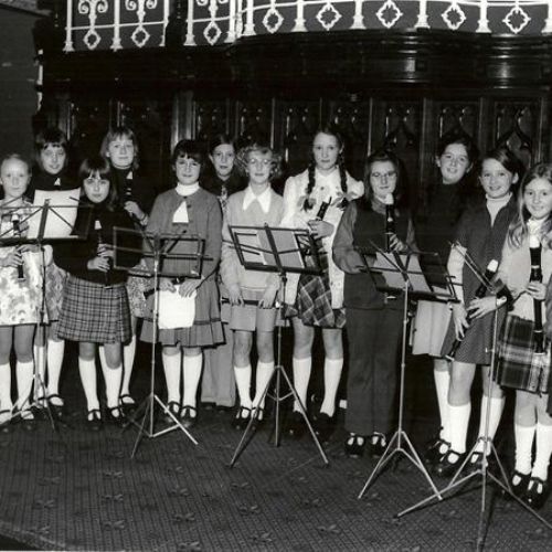 Recorder group, Lincoln Music Festival 1976