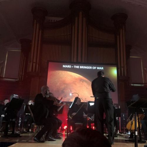 'The Planets' visit to the Albert Hall.