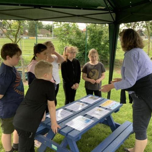 Archaeological dig with Collingham and District History Society