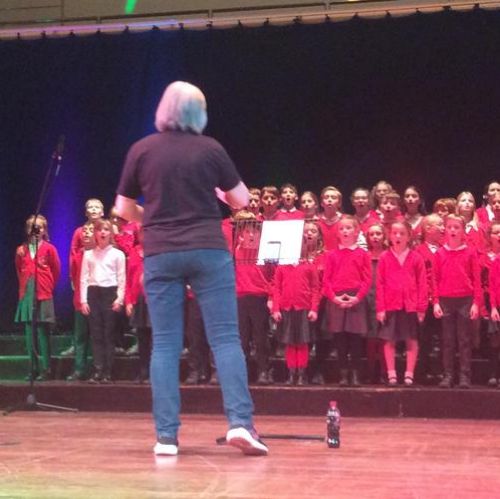 Performing at the INSPIRE Christmas Concert at The Royal Concert Hall, Nottingham